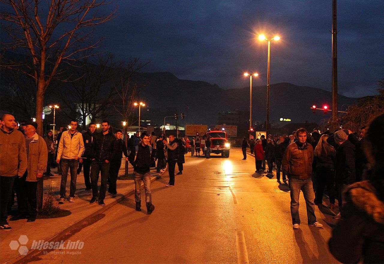 Prosvjedi u Mostaru 2014. godine