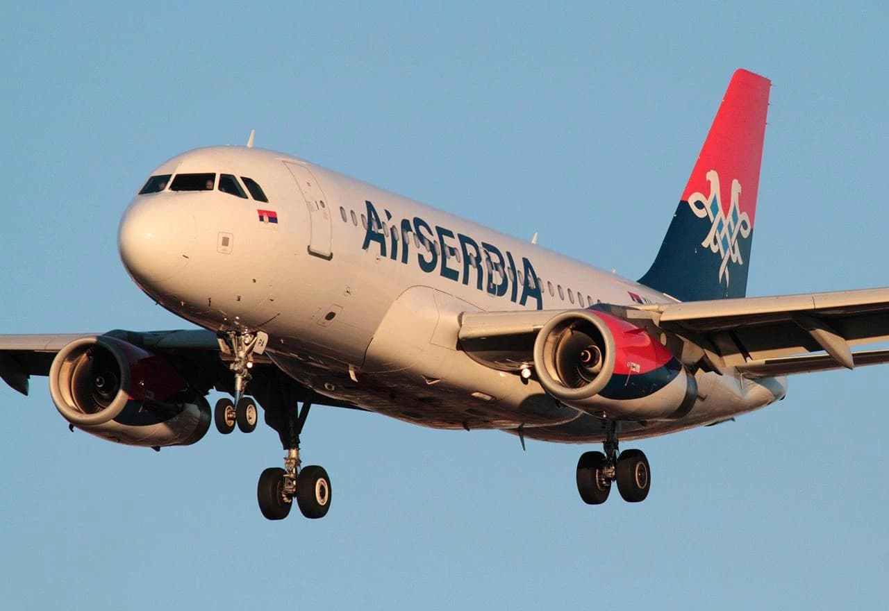 Avion "Air Serbia"  (ilustracija)