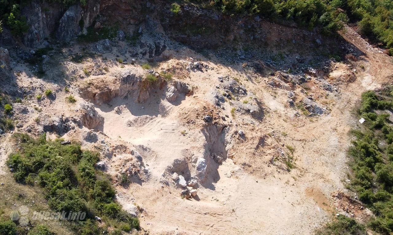 Kamenolom u naselju Kuti, Mostar