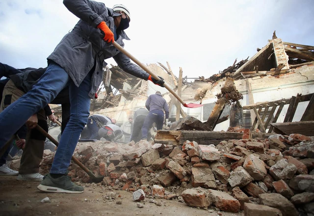 Posljedica potresa u Petrinji