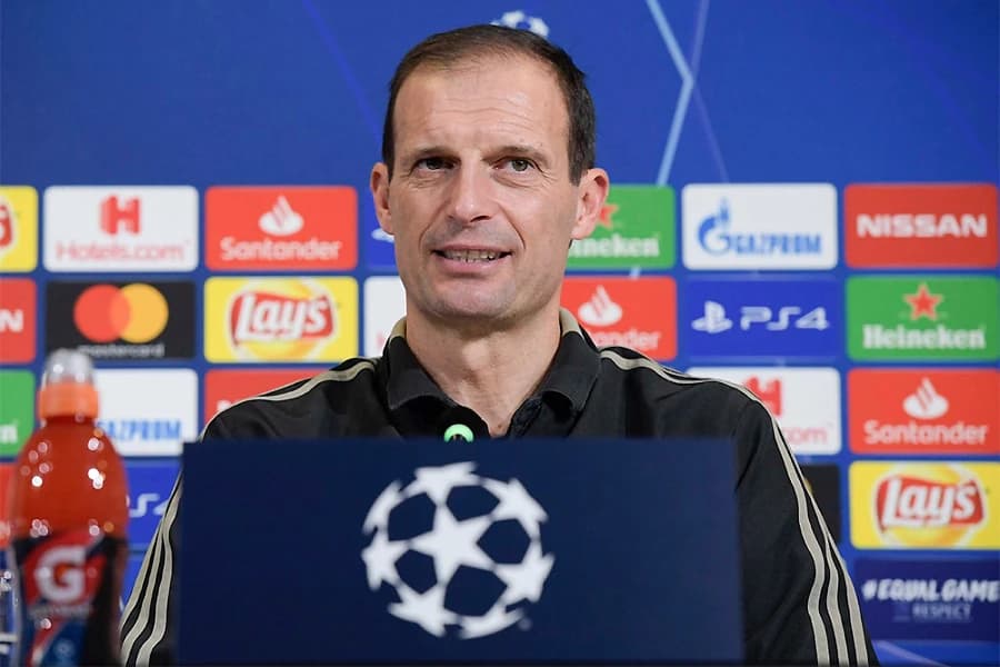 Trener Juventusa Massimiliano Allegri 