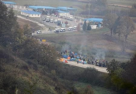 Pogled na granični prijelaz