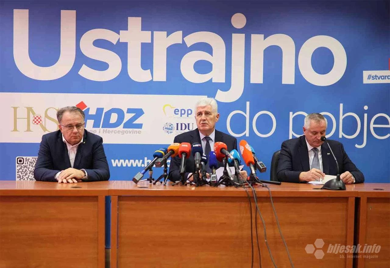 Konferencija za novinare nakon sastanaka koalicije na državnoj razini u Mostaru