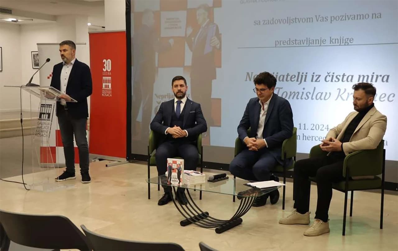 Predstavljanje knjige Neprijatelji iz čista mira u Mostaru