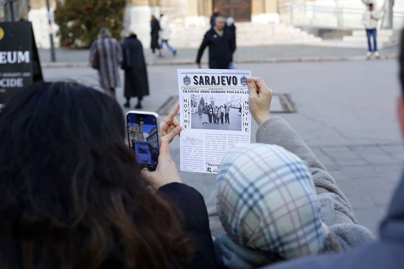 Hladan, sunčan zimski dan u Sarajevu izmamio mnoge u šetnju