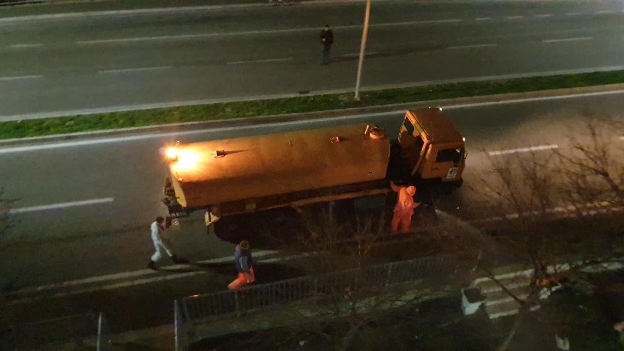 Dezinfekcija ulica Mostara