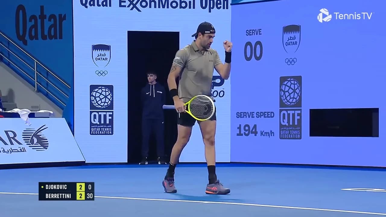 Berrettini slavio u dva seta 