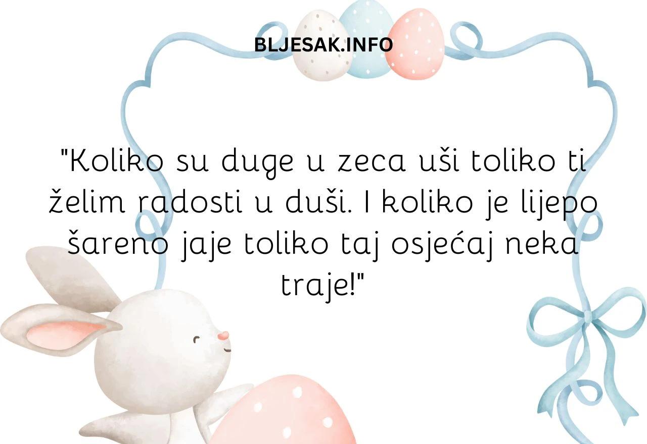 Smiješna čestitka za Uskrs