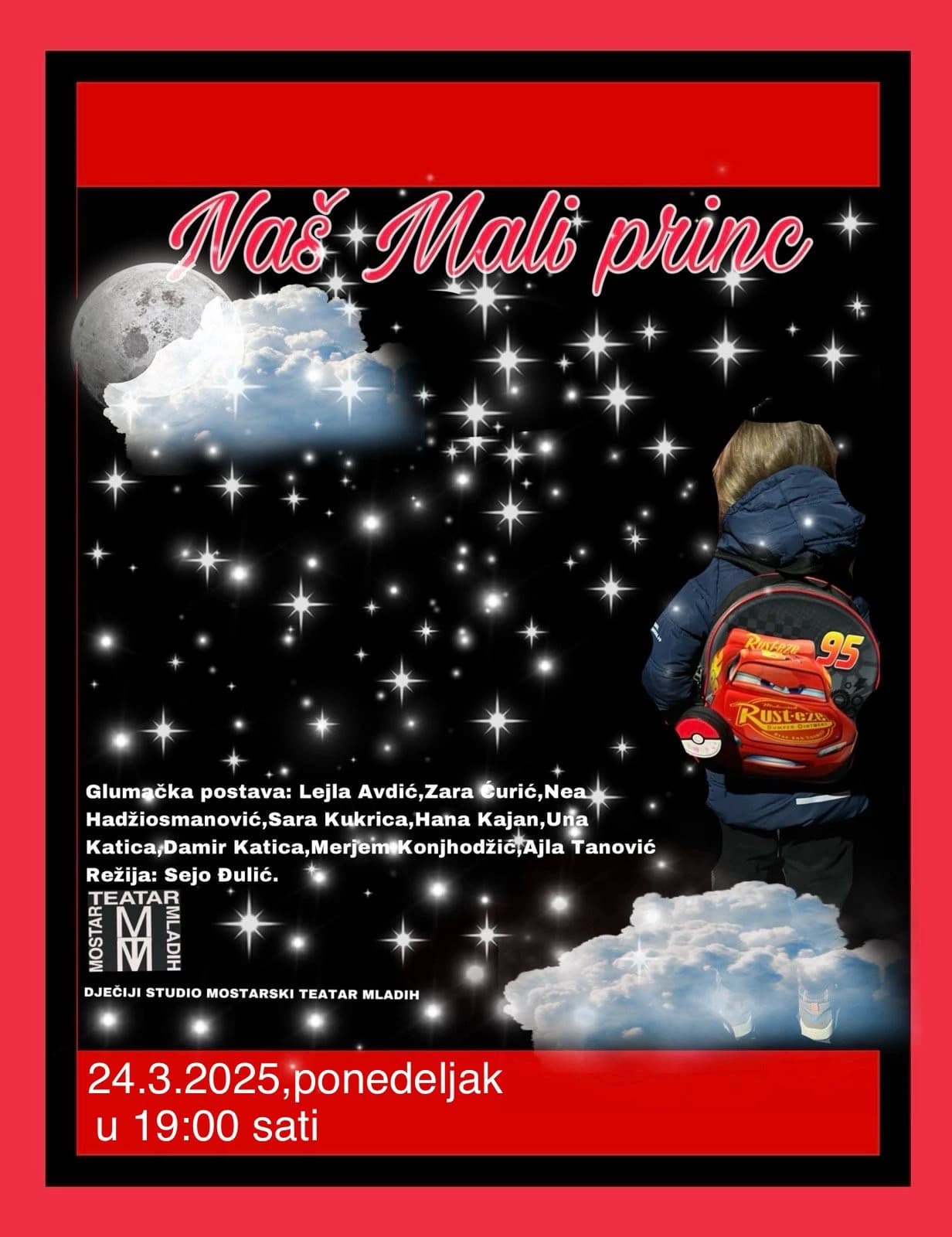 Plakat za predstavu ''Naš Mali Princ''