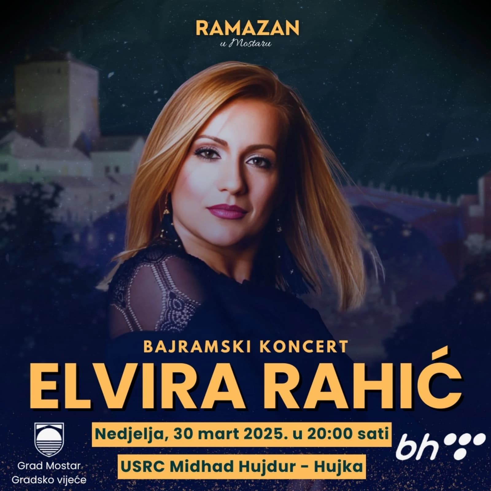 Koncert Elvire Rahić na manifestaciji Ramazan u Mostaru