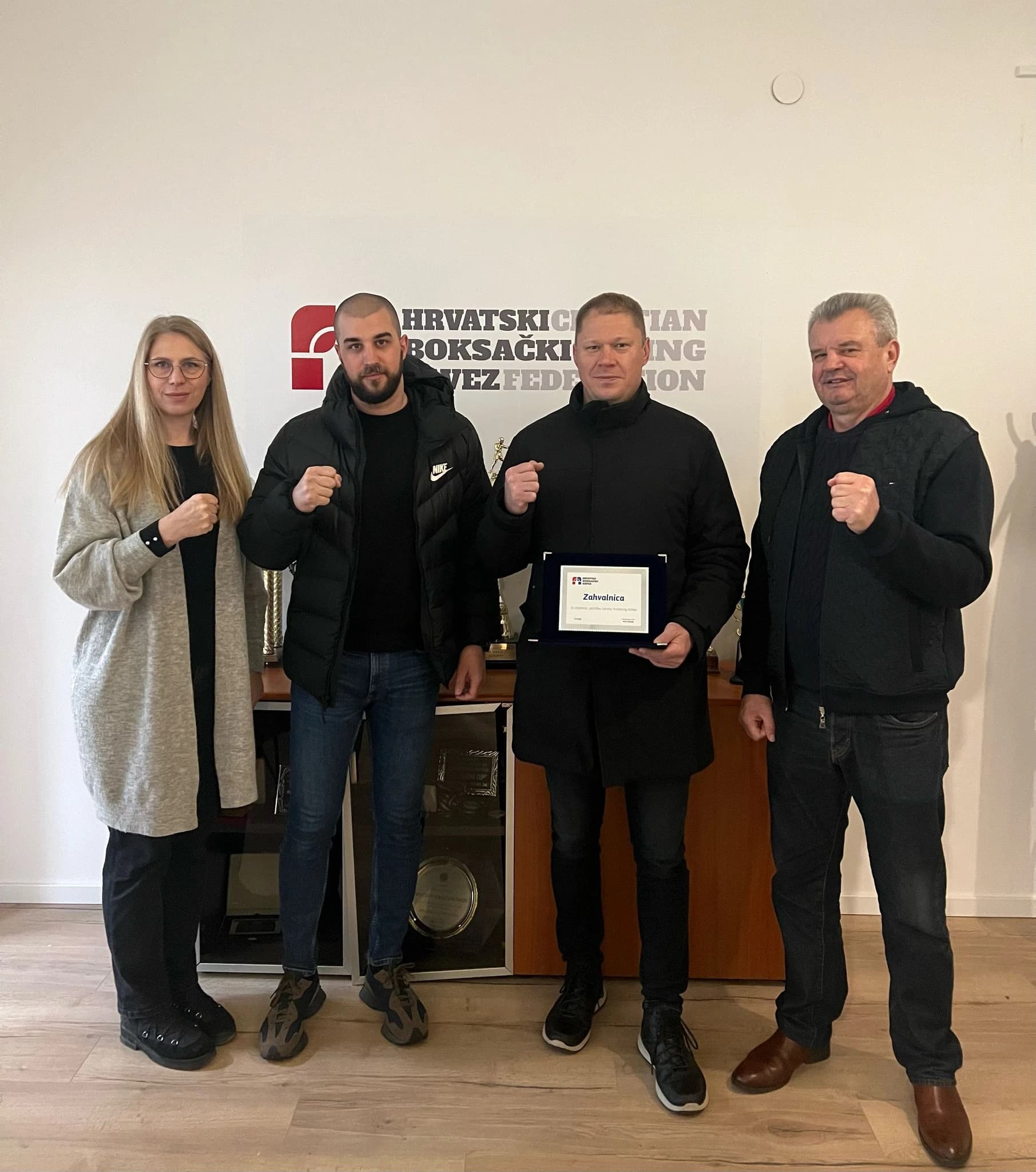 Predstavnici Boksačkog kluba "Brotnjo" Čitluk boravili su u službenom posjetu Hrvatskom boksačkom savezu (HBS) u Sesvetama.