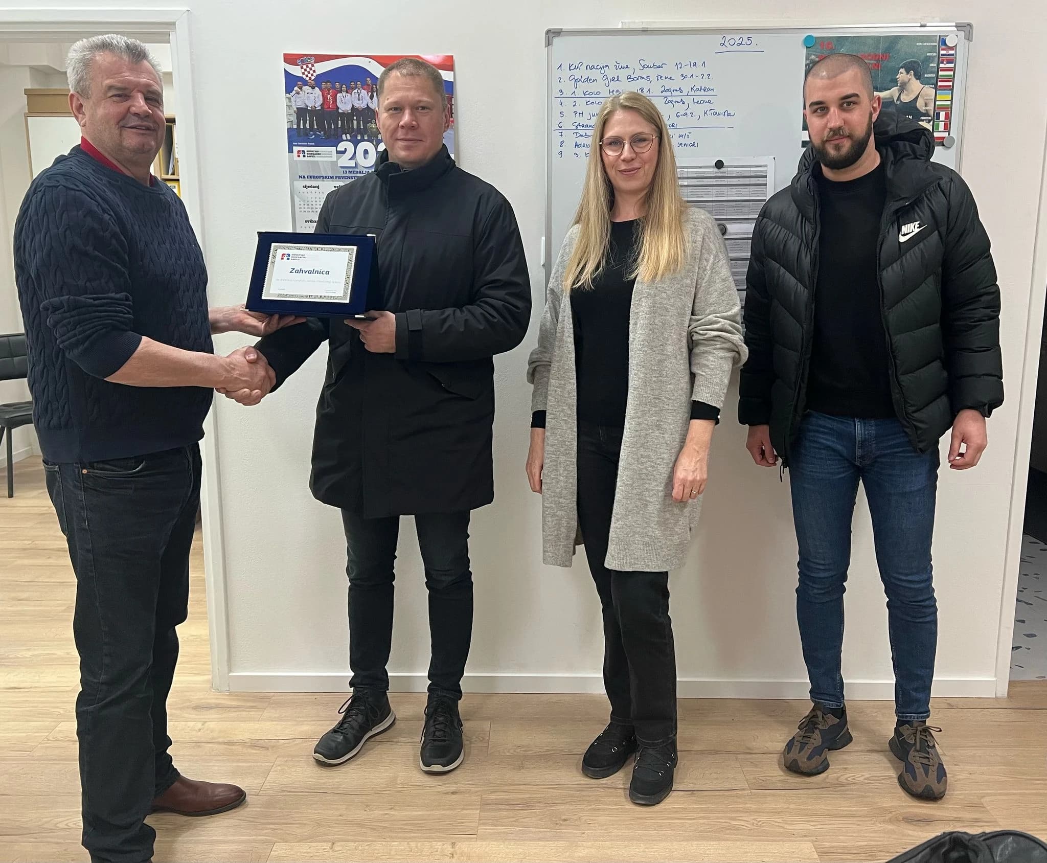 Predstavnici Boksačkog kluba "Brotnjo" Čitluk boravili su u službenom posjetu Hrvatskom boksačkom savezu (HBS) u Sesvetama.