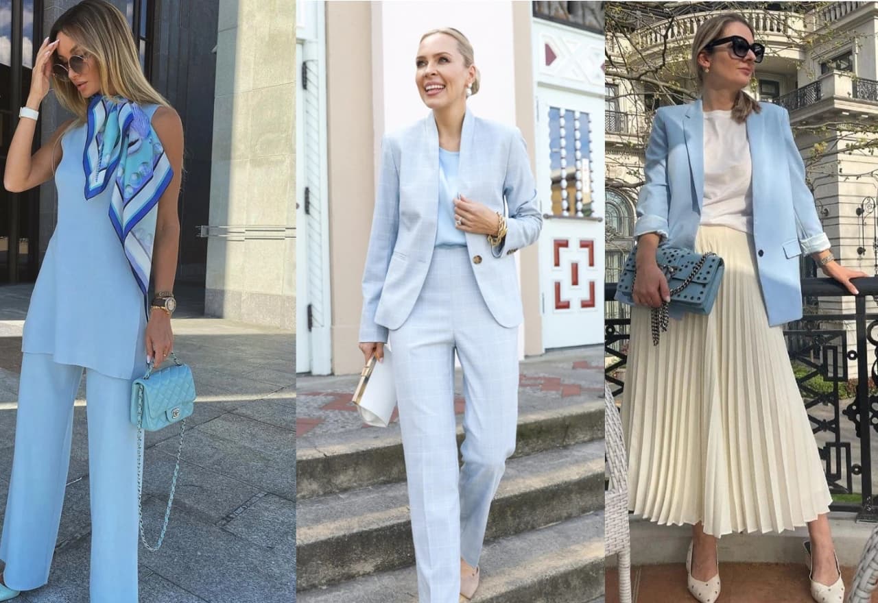 Svijetlo plave kombinacije