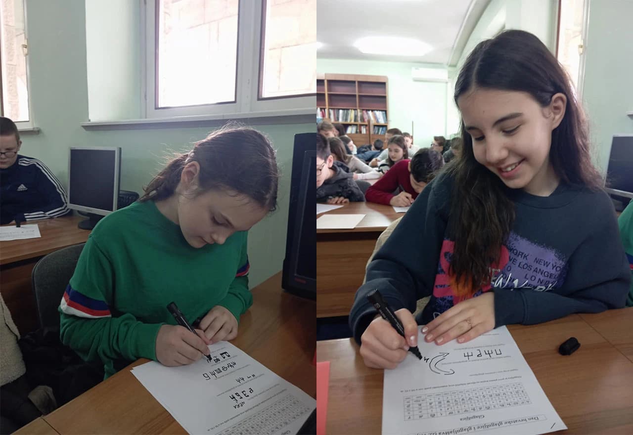 Djeca u Mostaru učila glagoljicu i obilježila Tjedan Andersena