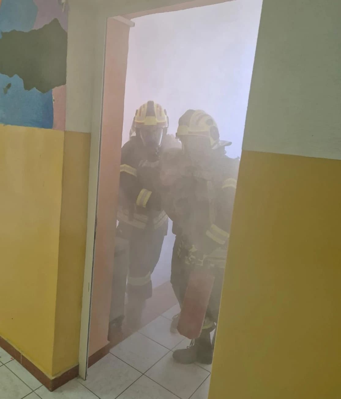 Srednjoškolci iz Gruda učili kako reagirati u slučaju požara