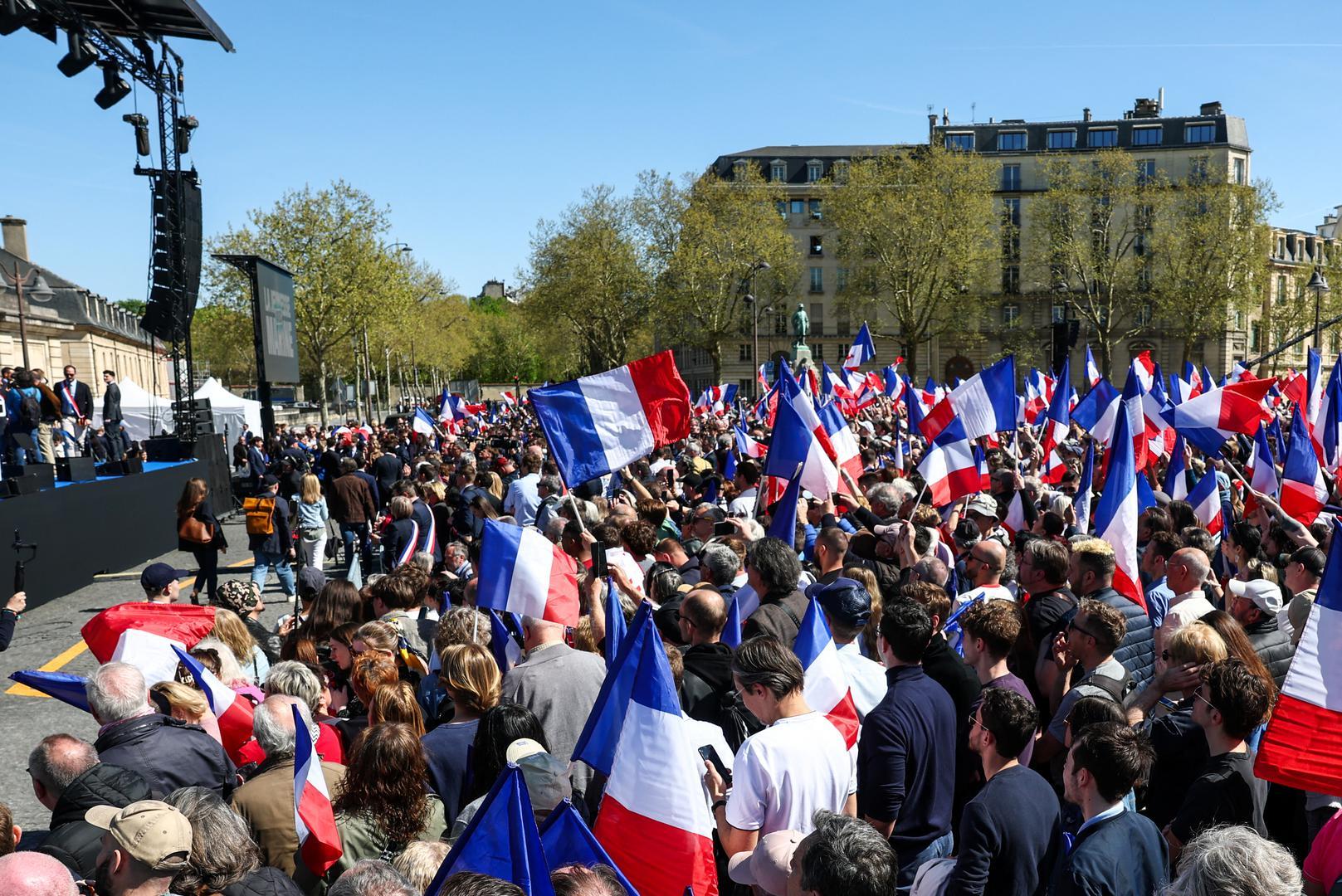 Pristaše Marine Le Pen