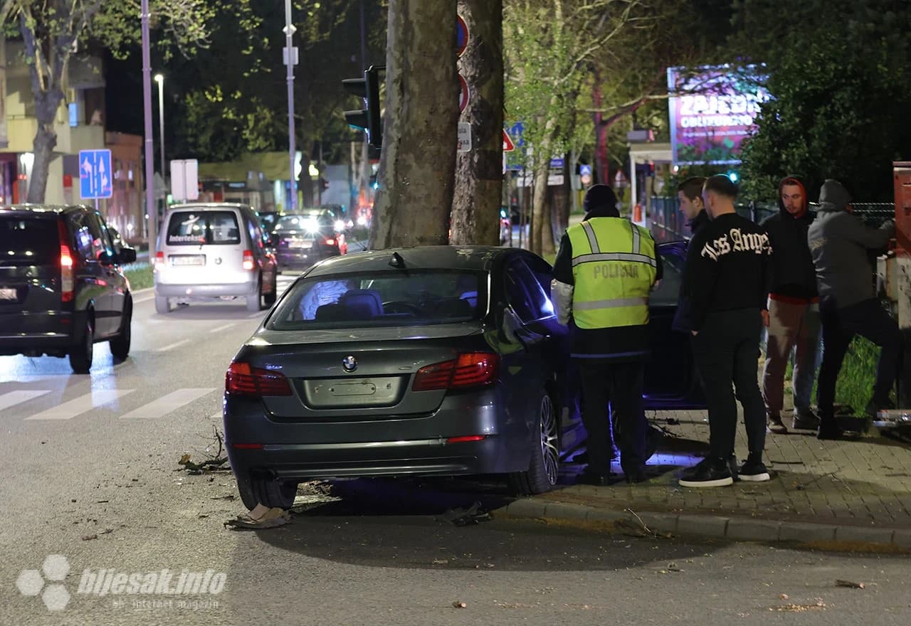 Jedno od vozila koje je sudjelovalo u prometnoj nezgodi