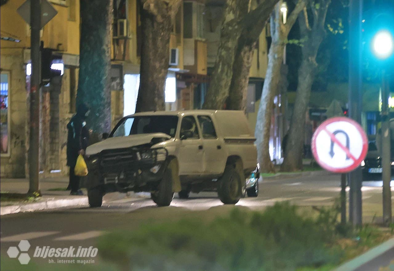 Jedno od vozila koje je sudjelovalo u prometnoj nezgodi