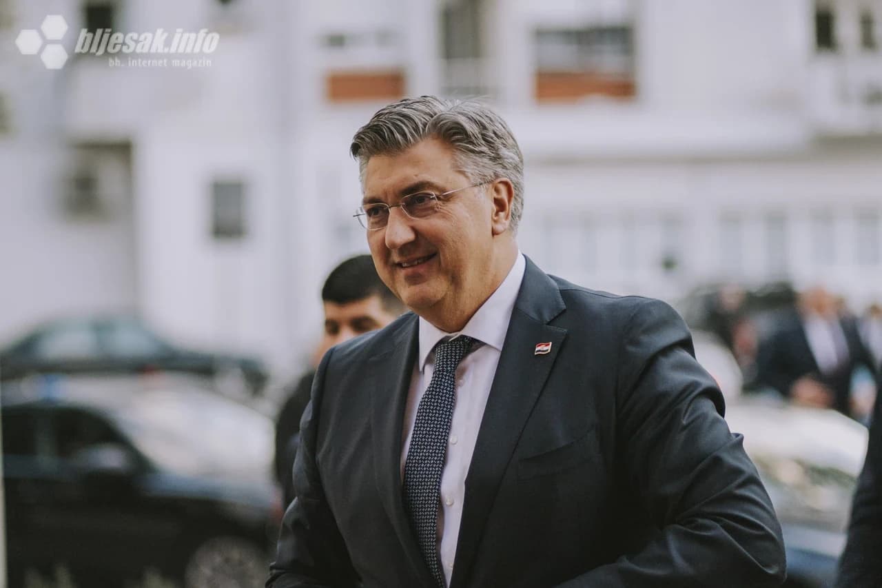 Hrvatska za dijalog, ne sankcije: Plenković iz Mostara poručio Dodiku da stane