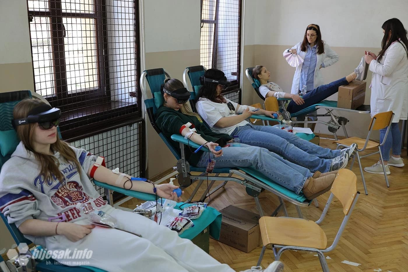 Učenici Gimnazije Mostar darivaju krv