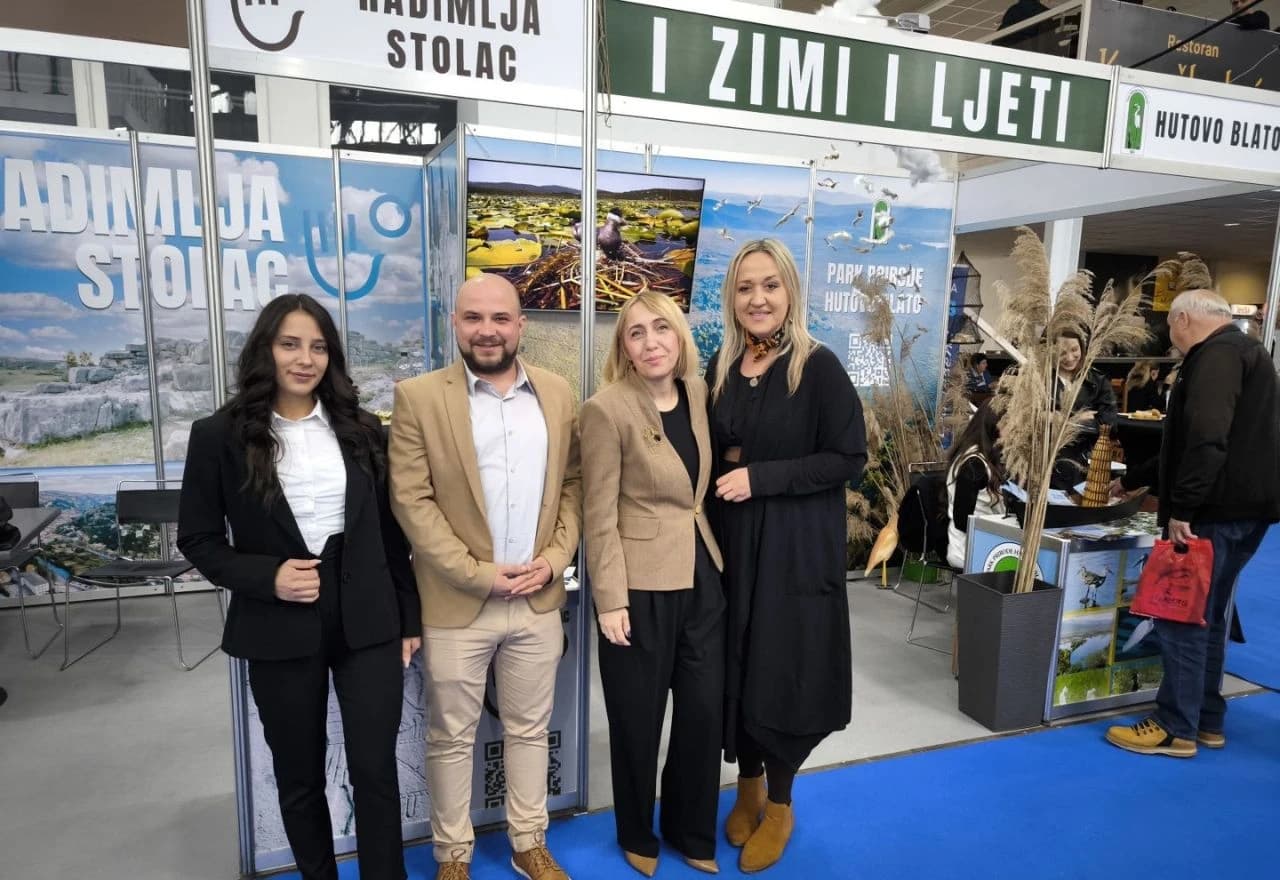 Ministrica Pozder na Mostarskom sajmu