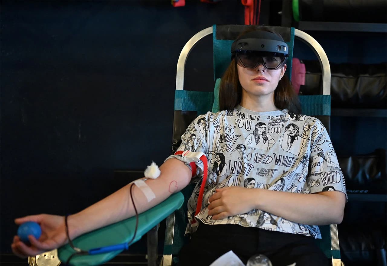 Darivanje krvi u Širokom Brijegu uz pomoć MR naočala: Prikupljeno 35 doza