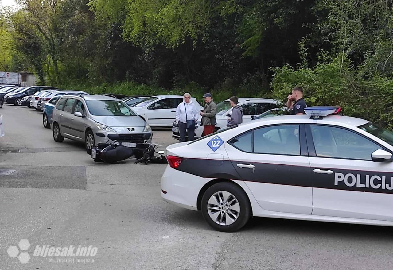 Sudarili su se vozilo marke Peugeot i skuter