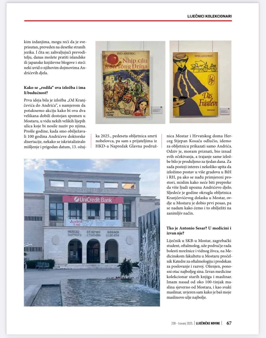 Intervju s Antoniom Sesarom