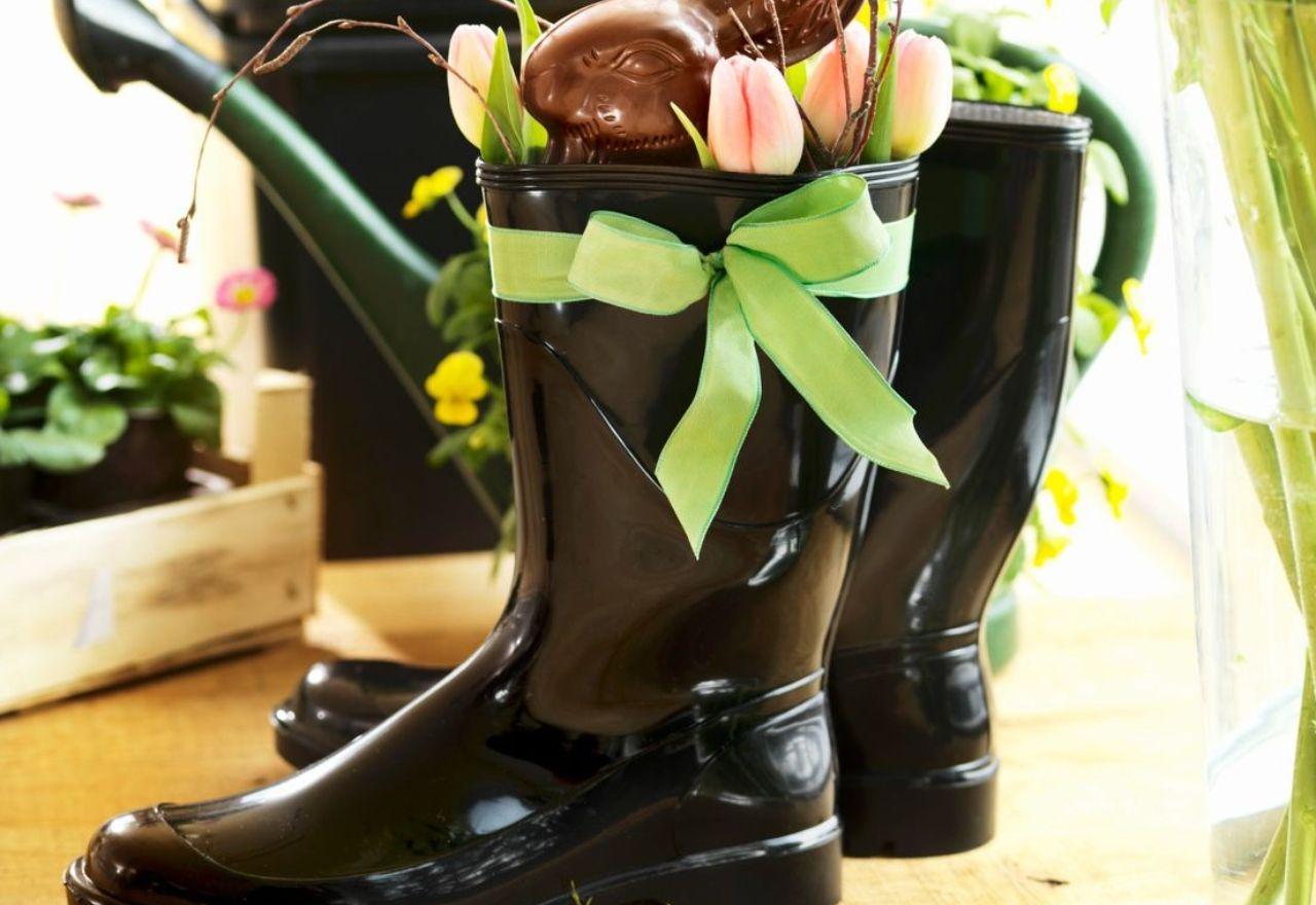 Gumene čizme kao Uskrsni ukras