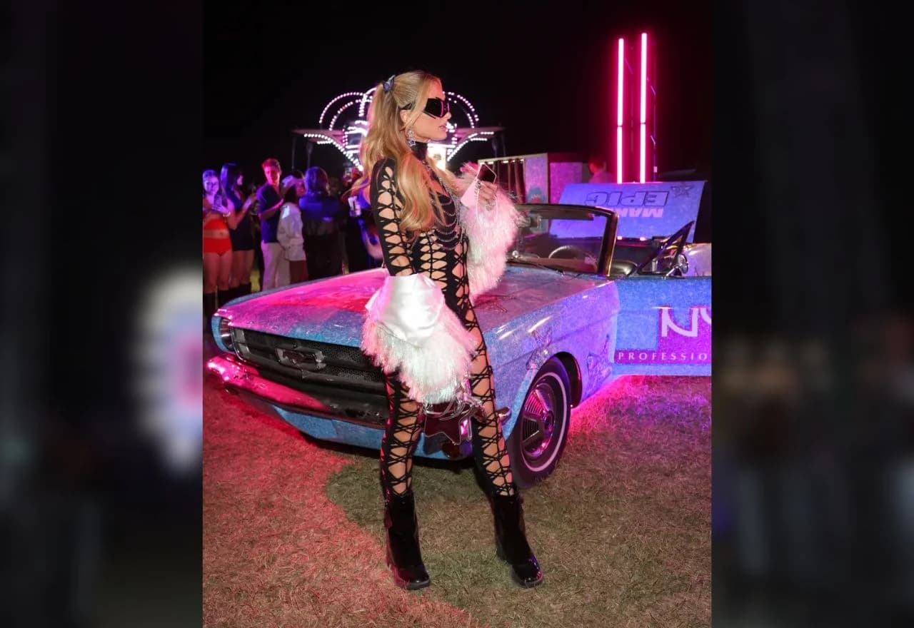 Paris Hilton na Coachelli 2025.