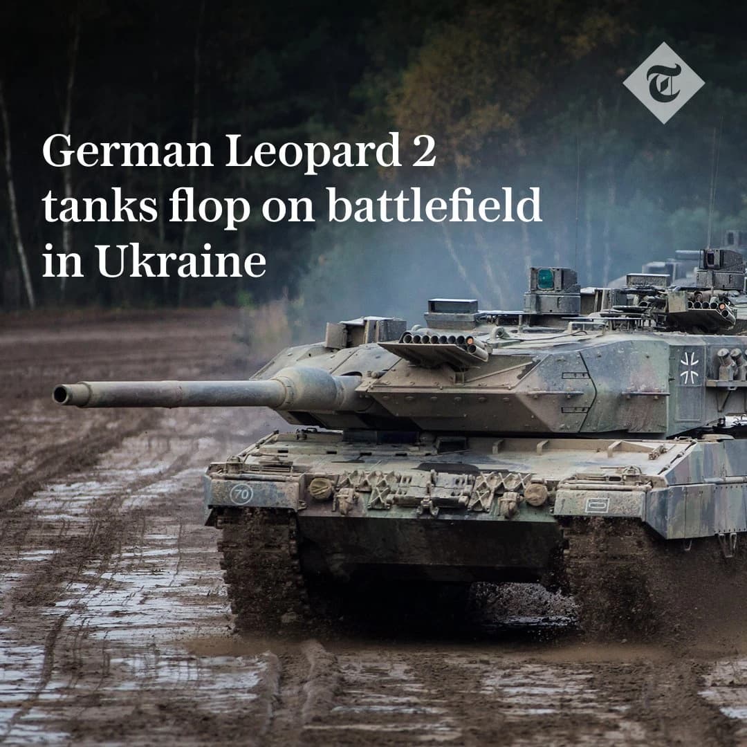 Njemačka vojna tehnika na udaru: ''Sofisticirano, ali beskorisno na bojištu''