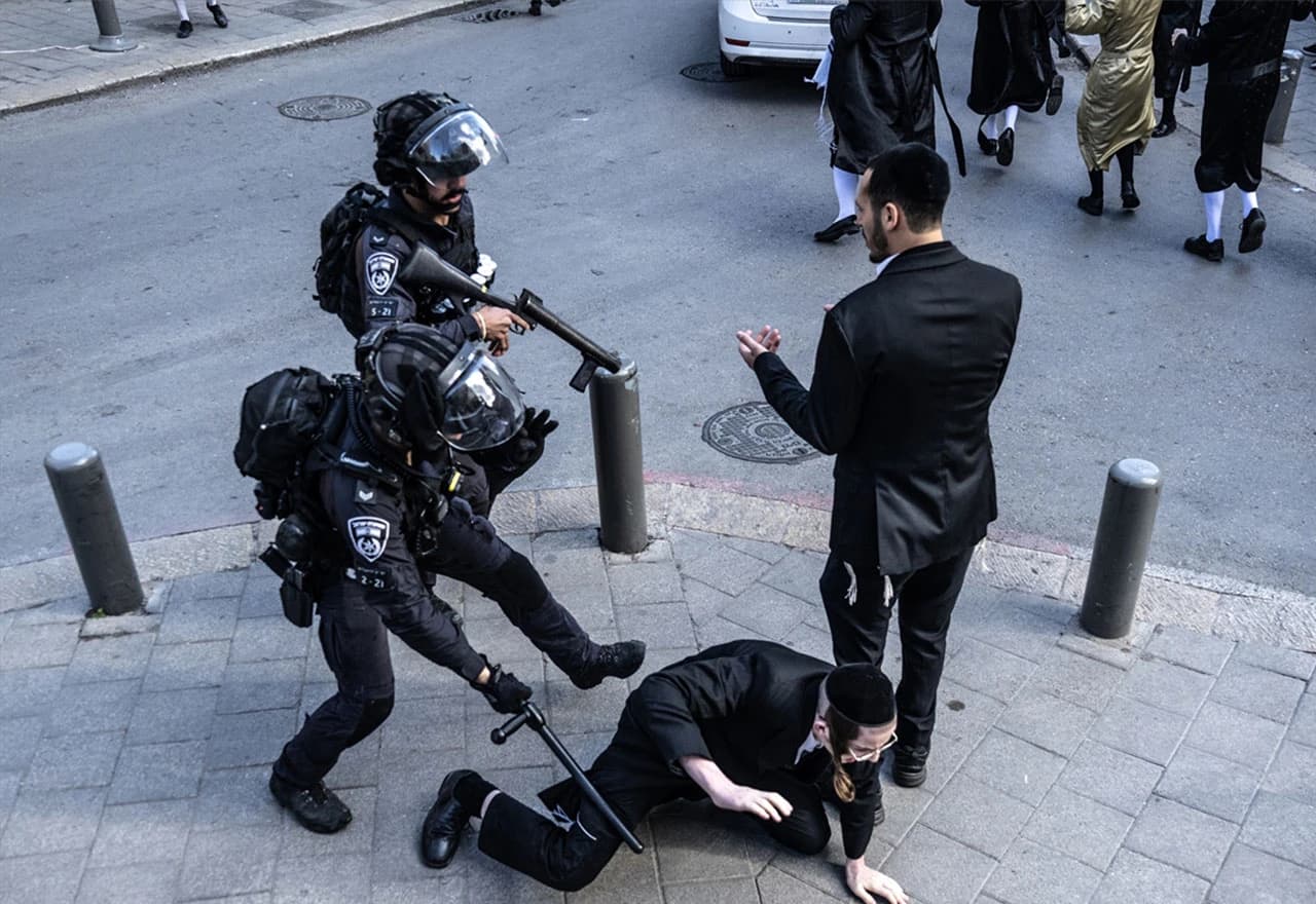 ltraortodoksni Židovi u Izraelu protestiraju protiv vojnog regrutiranja