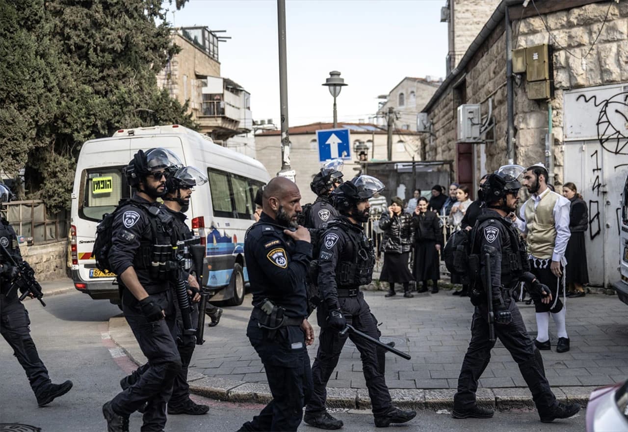 ltraortodoksni Židovi u Izraelu protestiraju protiv vojnog regrutiranja