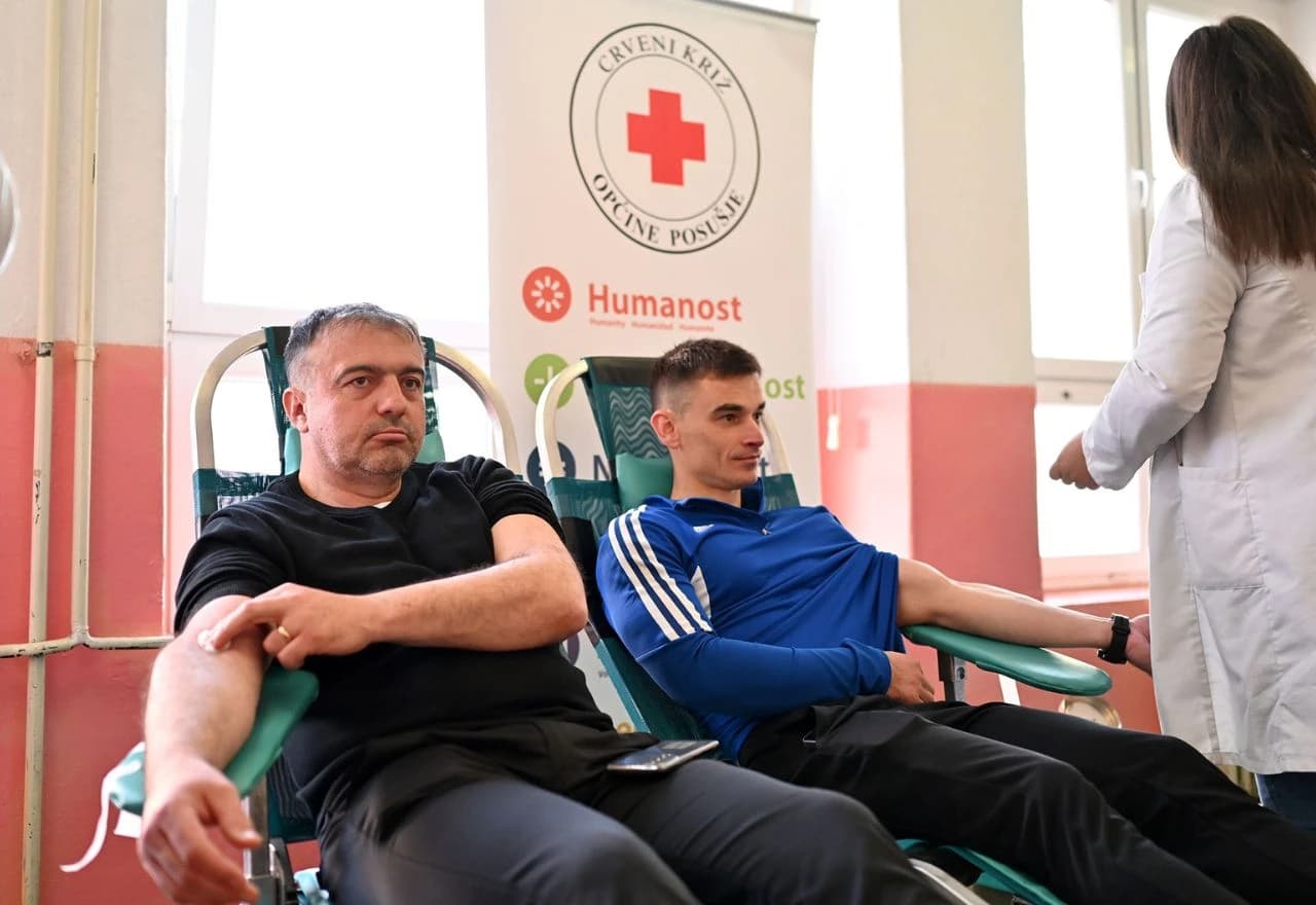 U humanitarnoj akciji darivanja krvi u Posušju, srednjoškolci su prikupili 31 dozu krvi