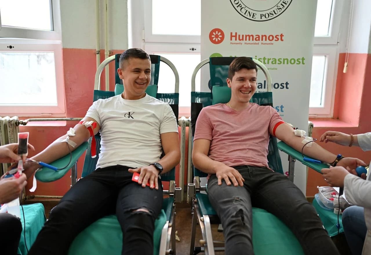 U humanitarnoj akciji darivanja krvi u Posušju, srednjoškolci su prikupili 31 dozu krvi