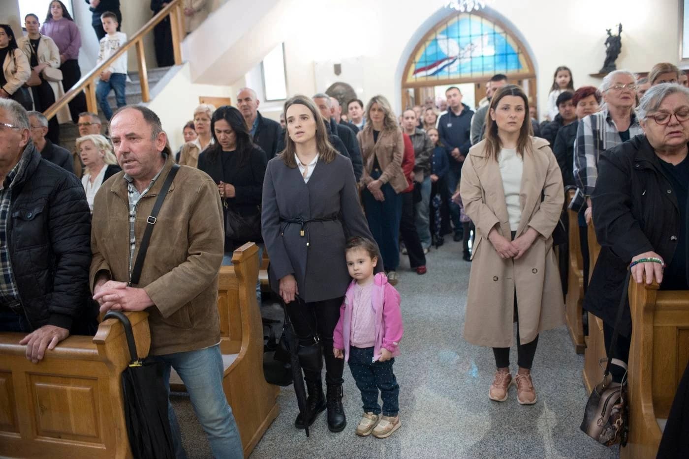 Na misi je bio veliki broj vjernika