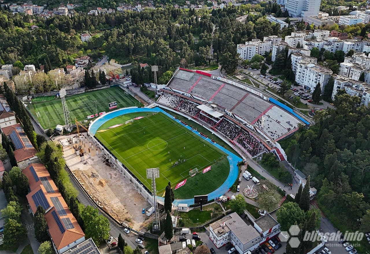 Zrinjski-Željezničar iz zraka