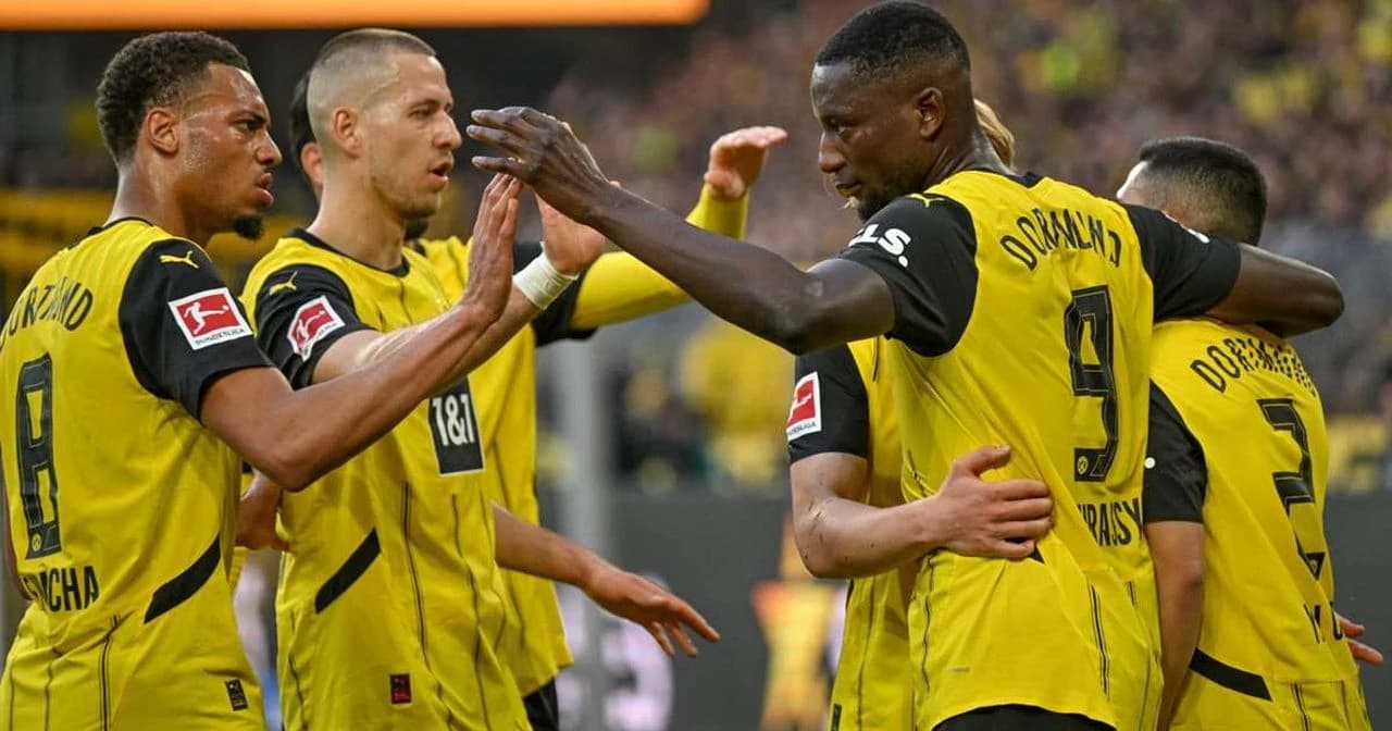 Slavlje igrača Borussije Dortmund