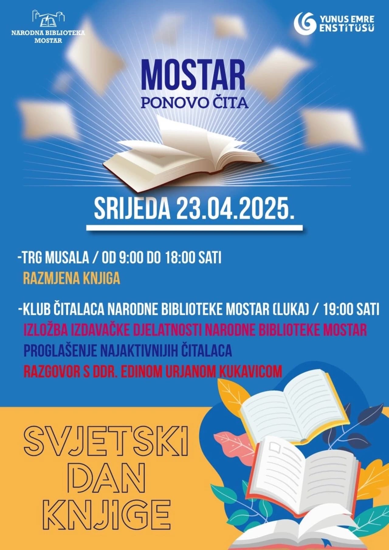 Svjetski dan knjige u Mostaru