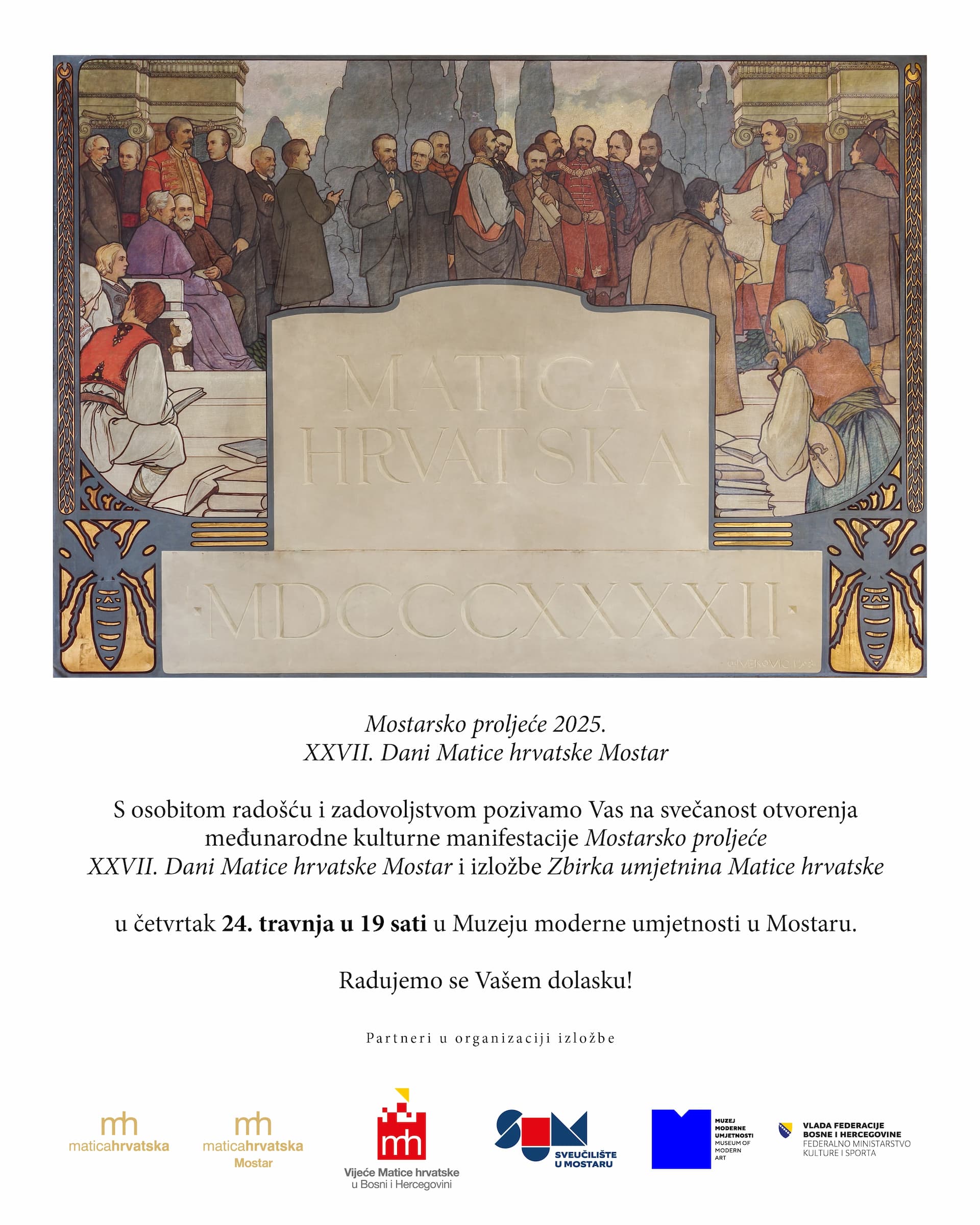 Kulturno bogatstvo Matice hrvatske: Izložba 102 umjetnička djela u Mostaru