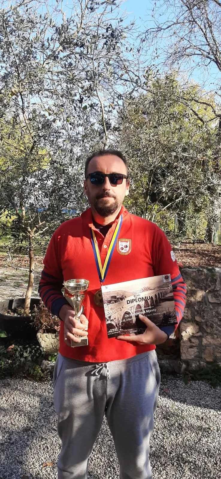 Sanjin Hasanović s osvojenim 3. mjestom na 25. državnom prvenstvu