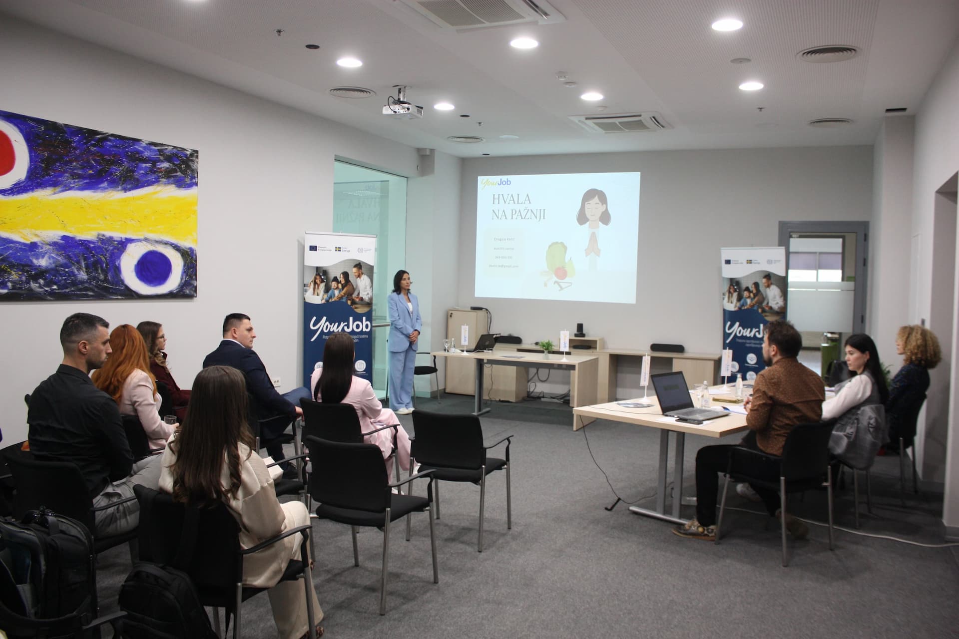 Predavačica na projektu Your Job