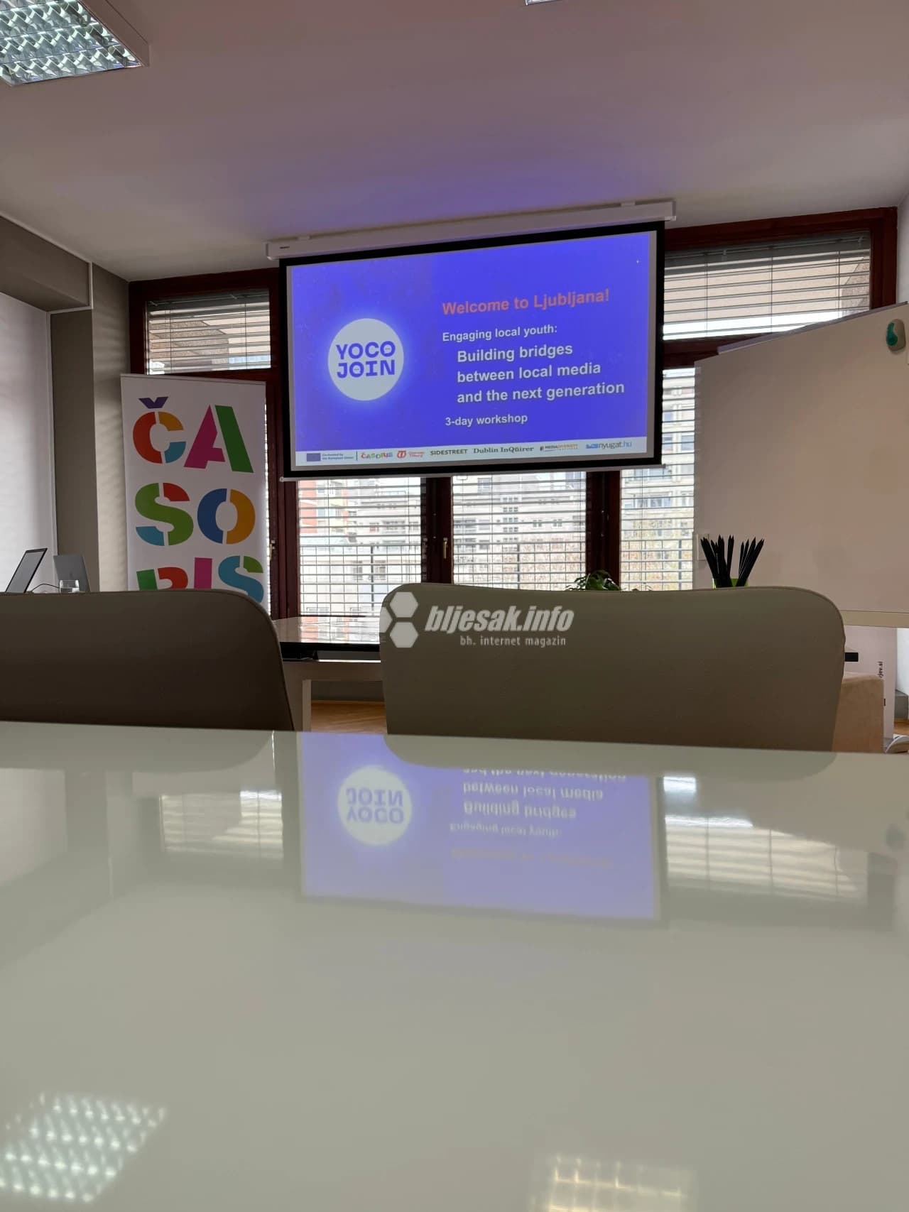 Radionica za mlade novinare u Ljubljani