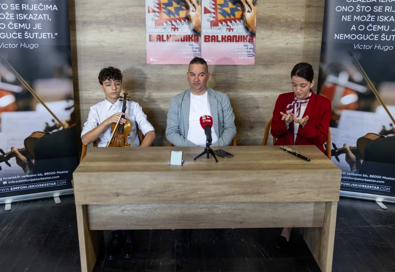 Najava koncerta "Balkanika"