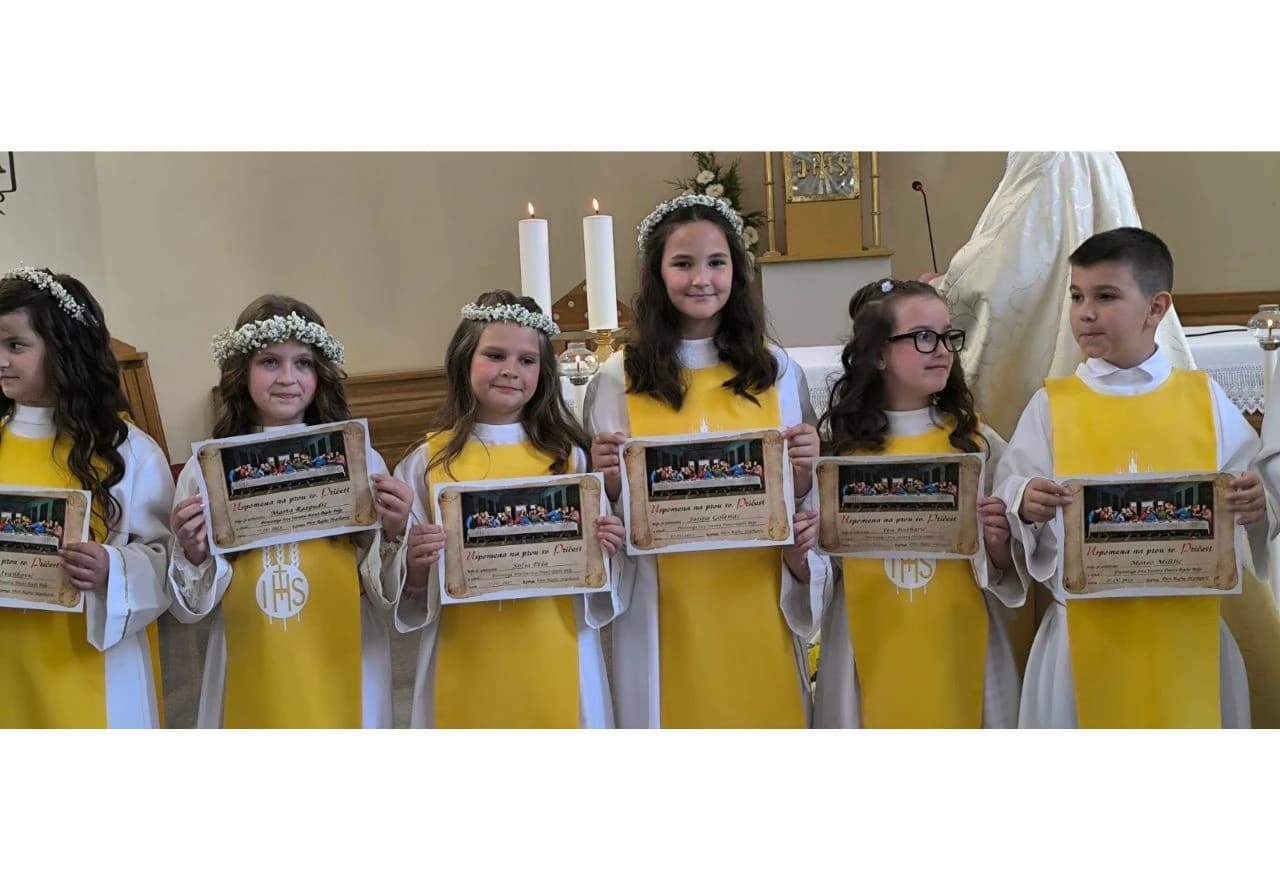 Prva Sveta Pričest u župi Presvetog Srca Isusova Potoci-Bijelo Polje