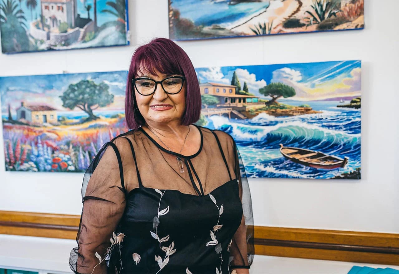 Otvorena izložba Marele Jerkić Jakovljević ''Ja pripadam moru''