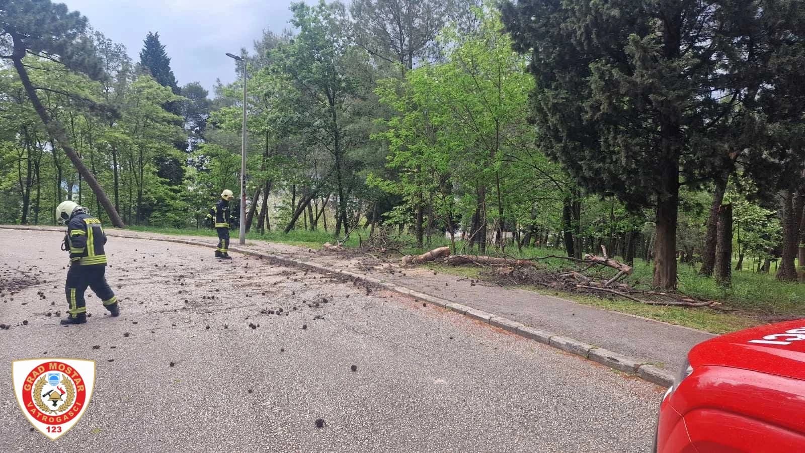 Intervencija mostarskih vatrogasaca