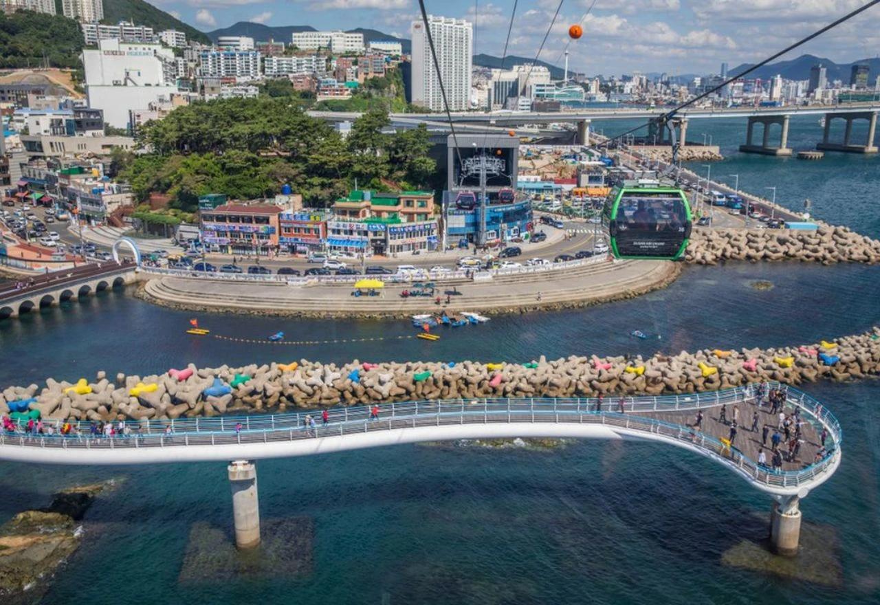 Busan - žičara iznad mora