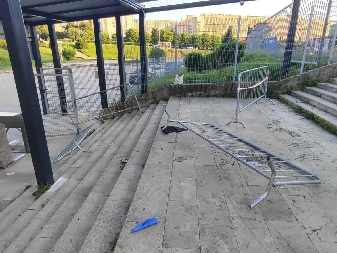 Neredi nakon derbija Hajduka i Dinama