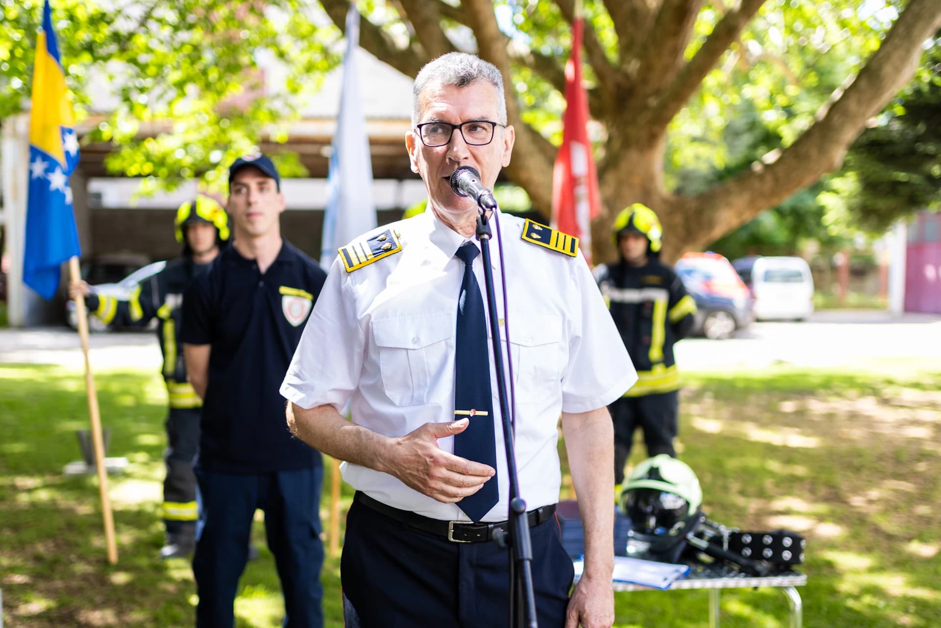 Petar Jurić, zapovjednik Profesionalne vatrogasne postrojbe Grada Mostara